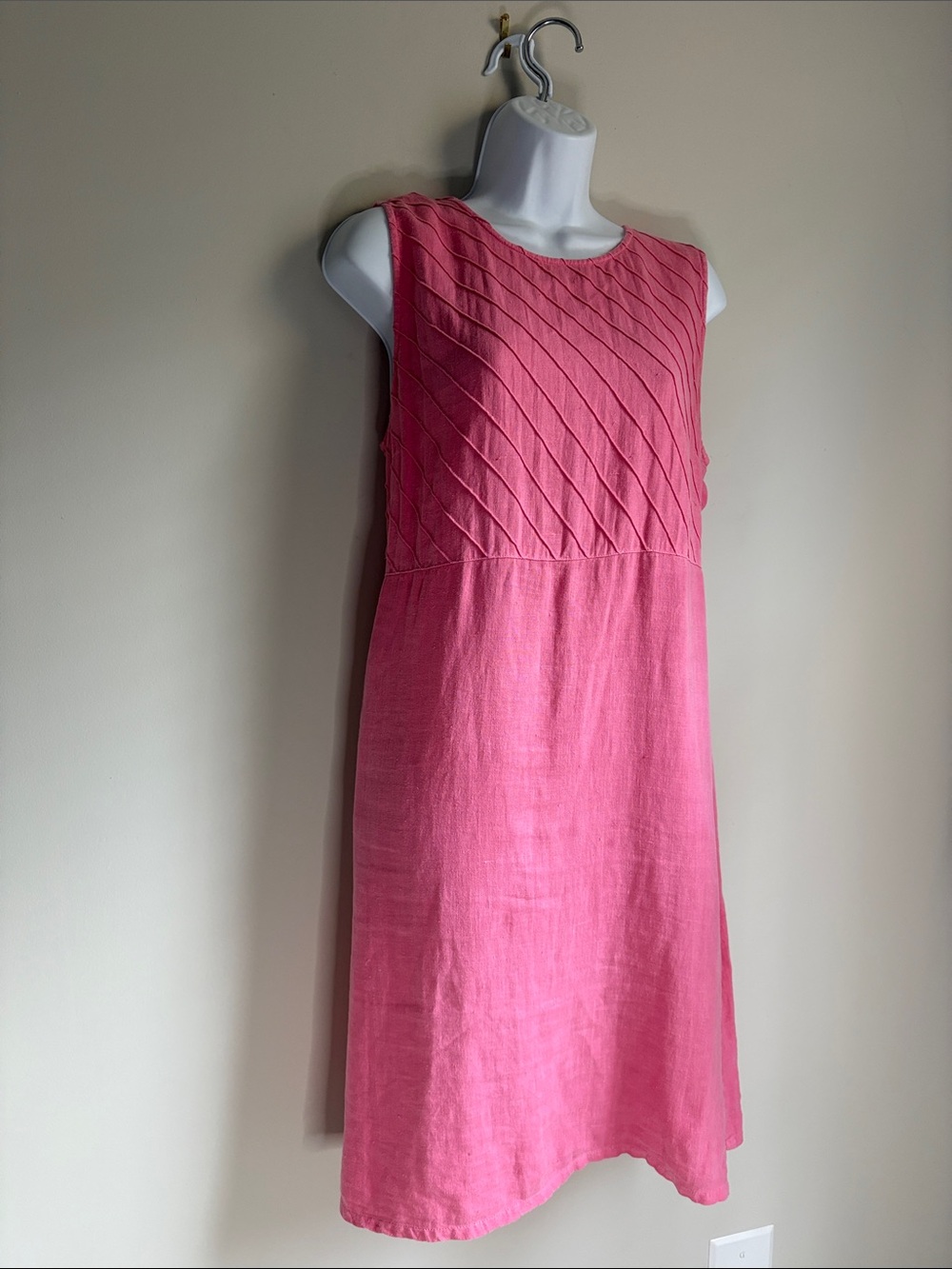Kiko Pink Sleeveless Midi Dress